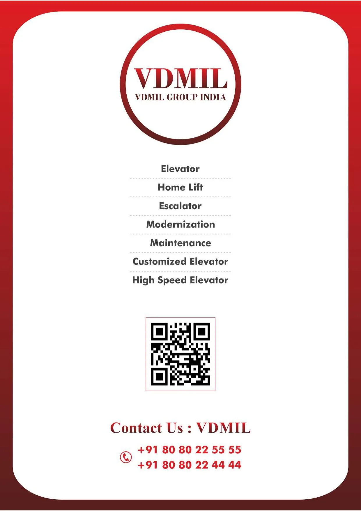 VDMIL Group India company profile - page 1